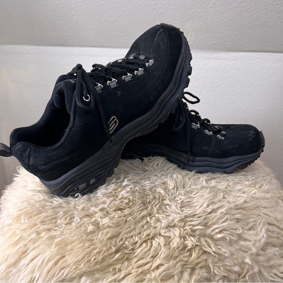 SKETCHERS D’LITES PREMIUM SPORTS SHOES. Black. Size 9. Retro Y2K. Light wear - Picture 6 of 10